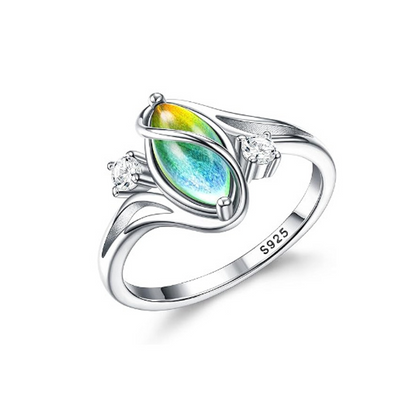 💍✨ Anello Ovale Geometrico con Pietra di Luna & Zirconi – Lega di Zinco, 2 Stili, Taglie 5-10 – Elegante per Ogni Occasione, Idea Regalo Perfetta 🌙💎