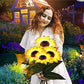 🌻 Luci Solari a Forma di Girasole per Giardino ✨☀️ - IP65 Impermeabili | 8-12h Autonomia | Ricarica Solare | Petali Realistici | Facile Installazione | 50% DI SCONTO