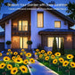 🌻 Luci Solari a Forma di Girasole per Giardino ✨☀️ - IP65 Impermeabili | 8-12h Autonomia | Ricarica Solare | Petali Realistici | Facile Installazione | 50% DI SCONTO