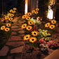 🌻 Luci Solari a Forma di Girasole per Giardino ✨☀️ - IP65 Impermeabili | 8-12h Autonomia | Ricarica Solare | Petali Realistici | Facile Installazione | 50% DI SCONTO