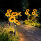 🌻 Luci Solari a Forma di Girasole per Giardino ✨☀️ - IP65 Impermeabili | 8-12h Autonomia | Ricarica Solare | Petali Realistici | Facile Installazione | 50% DI SCONTO