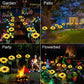 🌻 Luci Solari a Forma di Girasole per Giardino ✨☀️ - IP65 Impermeabili | 8-12h Autonomia | Ricarica Solare | Petali Realistici | Facile Installazione | 50% DI SCONTO