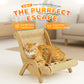 🐱Lettino Tiragraffi 2 in 1 per Gatti  | Struttura in Legno e Sisal Resistente 🛋️ | Design Ergonomico Curvo 💤 | Protegge i Tuoi Mobili ✨