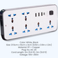 🔌 Ciabatta Multipresa con Prolunga Lunga ⚡✨ - PP + Rame Puro | Porte USB Integrate | Protezione Sovratensione | Interruttore Principale | 2m/3m | 50% DI SCONTO