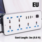 🔌 Ciabatta Multipresa con Prolunga Lunga ⚡✨ - PP + Rame Puro | Porte USB Integrate | Protezione Sovratensione | Interruttore Principale | 2m/3m | 50% DI SCONTO