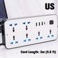 🔌 Ciabatta Multipresa con Prolunga Lunga ⚡✨ - PP + Rame Puro | Porte USB Integrate | Protezione Sovratensione | Interruttore Principale | 2m/3m | 50% DI SCONTO