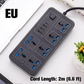 🔌 Ciabatta Multipresa con Prolunga Lunga ⚡✨ - PP + Rame Puro | Porte USB Integrate | Protezione Sovratensione | Interruttore Principale | 2m/3m | 50% DI SCONTO