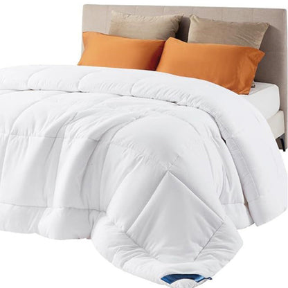 🛏️Piumino Imbottito Leggero per Letto ☁️ | Trapuntatura a Riquadri e Asoline agli Angoli per il Copripiumino | 5 Misure