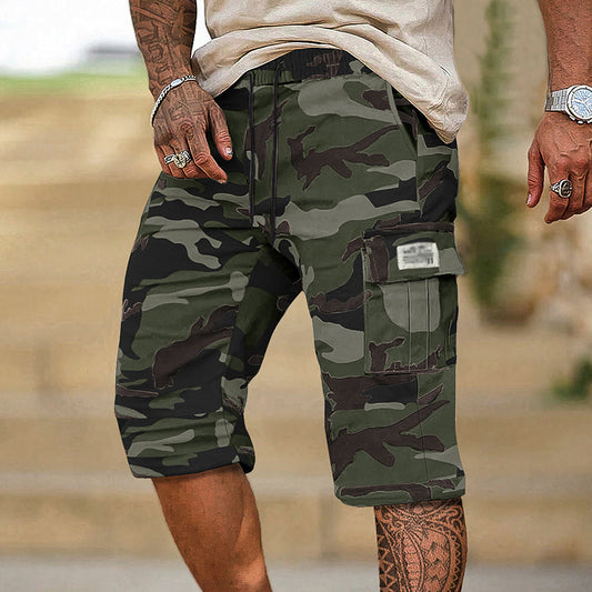 🩳 50% DI SCONTO ORA! ⚡ Pantaloncini cargo mimetici da uomo – Multitasche, regolabili e traspiranti (2XS–3XL) 🏔️