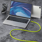 🔌 Cavo di Ricarica Rapida 4-in-1 ⚡ | Fino a 240W, Chip E-Marker & Rivestimento in Silicone | Connessioni USB-A e USB-C per Smartphone, Tablet & Laptop | 1 m o 2 m
