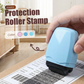 🔒✏️ Timbro a Rullo per la Protezione della Privacy – Rullo 17mm, Ricaricabile, Materiale ABS, 3 Colori – Oscura Indirizzi, Dati Personali e Codici a Barre 📦✅