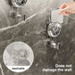 Ganci a Ventosa Sottovuoto Senza Forare 🪝✨ | Blocco Rotante a Forte Tenuta, Riutilizzabile e Resistente all'Acqua 🔄 | Per Bagno e Cucina | Bianco e Grigio