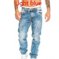 💎 -57% JEANS IN DENIM ELASTICIZZATO DA UOMO! 💎 Stile emo minimalista, gamba dritta e lavaggio vintage (taglie dalla S alla 5XL)