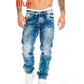 💎 -57% JEANS IN DENIM ELASTICIZZATO DA UOMO! 💎 Stile emo minimalista, gamba dritta e lavaggio vintage (taglie dalla S alla 5XL)