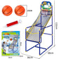 Gioco arcade di basket per bambini da interno con 4 palloni