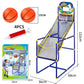 Gioco arcade di basket per bambini da interno con 4 palloni