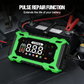 🔋 Caricabatterie Intelligente per Auto 12V 6A 🚗 – Riparazione a Impulsi, Desolfatazione, Display LCD, Protezione Completa & Compensazione Temperatura 🌡️🛡️