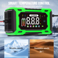🔋 Caricabatterie Intelligente per Auto 12V 6A 🚗 – Riparazione a Impulsi, Desolfatazione, Display LCD, Protezione Completa & Compensazione Temperatura 🌡️🛡️