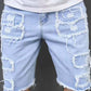 🔥 -67% SUL TUO STILE ESTIVO! 👖 Shorts in Denim Risanati con Cotone Morbido! 😎 €35,90 (era €109,99)