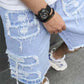 🔥 -67% SUL TUO STILE ESTIVO! 👖 Shorts in Denim Risanati con Cotone Morbido! 😎 €35,90 (era €109,99)