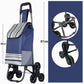 🛒 Carrello Pieghevole Portatile Saliscale – Grande Capacità | Ruote Resistenti per Scale & Marciapiedi | Compatto | Ideale per Spesa, Traslochi & Consegne 🏙️💪