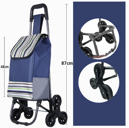 🛒 Carrello Pieghevole Portatile Saliscale – Grande Capacità | Ruote Resistenti per Scale & Marciapiedi | Compatto | Ideale per Spesa, Traslochi & Consegne 🏙️💪
