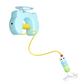 🐱✨ Giocattolo Automatico per Gatti con Canna da Pesca Retrattile – Movimento Irregolare, Stimola l’Istinto di Caccia, Ricarica USB – Rosa & Blu 🎾