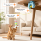 🐱✨ Giocattolo Automatico per Gatti con Canna da Pesca Retrattile – Movimento Irregolare, Stimola l’Istinto di Caccia, Ricarica USB – Rosa & Blu 🎾