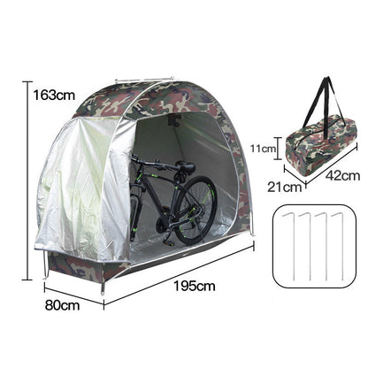 🚲 Capanno da Esterno Portatile Multiuso per Biciclette ⛺️🛡️ - Anti-UV & Impermeabile | Tessuto Oxford | 2 Bici | Pieghevole | 2 Colori | 50% DI SCONTO