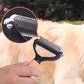 🐾 SCONTO DEL 50% ORA! 🧹 Spazzola autopulente a doppia faccia per la toelettatura di animali domestici: rimuove il pelo morto, massaggia la pelle e riduce la perdita di pelo per cani e gatti 🐶