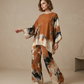 🥳SALDI IMPERDIBILI 2026🥳💞Oltre 50.000 venduti! Completo composto da pantaloni ampi e top con stampa astratta.