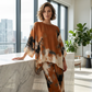 🥳SALDI IMPERDIBILI 2026🥳💞Oltre 50.000 venduti! Completo composto da pantaloni ampi e top con stampa astratta.
