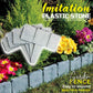 🌿 Recinzione da Giardino Effetto Pietra ✨⛰️ - Facile Installazione | Espandibile | Senza Attrezzi | 4 Colori | Set da 10 Pezzi | 50% DI SCONTO