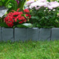 🌿 Recinzione da Giardino Effetto Pietra ✨⛰️ - Facile Installazione | Espandibile | Senza Attrezzi | 4 Colori | Set da 10 Pezzi | 50% DI SCONTO