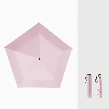 ☂️ Ombrello Ultra-Leggero e Compatto da 103 g | Protezione Solare UPF 50+ e Pioggia | Struttura in Carbonio Antivento | Tascabile, 20 cm da Chiuso 🌧️☀️
