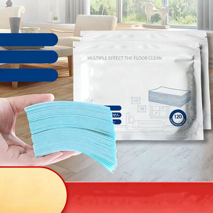 🧹 Salviette Idrosolubili per Pulizia Pavimenti – 120 Fogli, Sgrassanti, Senza Aloni, Sicure su Parquet/Laminato/Ceramica – 5 Colori 🏠💧
