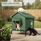 🏠🐱 Cuccia per Gatti da Esterno Rialzata 4 Stagioni – Tessuto Oxford Impermeabile + Rivestimento Termico Alluminio, Rialzo 12cm, Pieghevole – 2 Misure, 3 Colori ✨🌧️