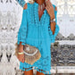 ⏳ Sconto del 50% a tempo limitato ⏰ 👗 Abito da donna in cotone e lino, vestibilità ampia e ricamato 🌸
