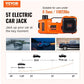 🔧 Cric Idraulico Elettrico 12V – Portata 5 Tonnellate | Motore Potente | Avvitatore ad Impulsi Integrato | Luce LED & Segnalazione Emergenza | Kit 12 in 1 | Per Auto, SUV & Veicoli Commerciali 🚗⚡