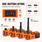 🔧 Cric Idraulico Elettrico 12V – Portata 5 Tonnellate | Motore Potente | Avvitatore ad Impulsi Integrato | Luce LED & Segnalazione Emergenza | Kit 12 in 1 | Per Auto, SUV & Veicoli Commerciali 🚗⚡