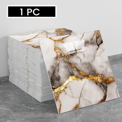✨Rivestimento Autoadesivo Effetto Piastrelle di Lusso 🧱 | Per Pareti e Pavimenti, Tagliabile e Facile da Applicare | 30 × 30 cm, 8 Finiture