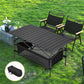 ⛰️🏏 Tavolo da Campeggio Pieghevole in Acciaio al Carbonio – Montaggio Senza Attrezzi, Piano 95x55cm, 2 Misure Regolabili, Borsa Inclusa – Picnic, Outdoor & Giardino 🌳