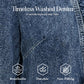 🧥 Giacca Denim Donna con Volant | 🌸 Leggera, Femminile & Versatile ✨ Perfetta per Primavera-Estate — Look Casual Chic Senza Sforzo 💫 📦 Spedizione Gratuita da €40 | 🔄 Reso Facile in 30 Giorni