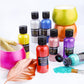 🎨✨ Pittura Acrilica Metallizzata ad Acqua 55ml 🖌️ | Effetto Brillante e Asciugatura Rapida ⚡ | Formula Antiruggine Multisuperficie per Fai-da-Te e Decorazioni Artistiche 🛡️
