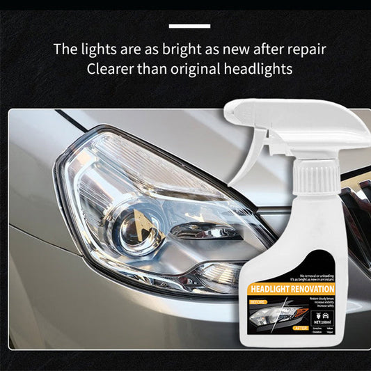 💡 Spray Ripristino Fari Auto 🚗 – Elimina Ingiallimento & Opacità, Protezione UV Duratura, Visibilità Notturna Migliorata 🌙🔍