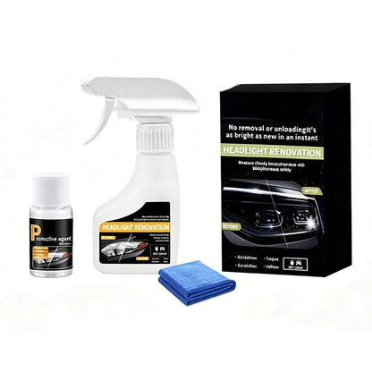 💡 Spray Ripristino Fari Auto 🚗 – Elimina Ingiallimento & Opacità, Protezione UV Duratura, Visibilità Notturna Migliorata 🌙🔍