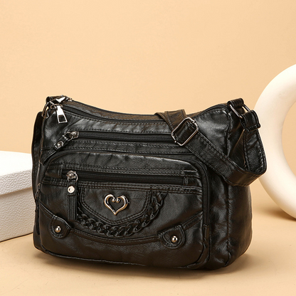 🎁 Novità 2026 – Sconto del 50% 💥 Borsa a tracolla da donna in morbida ecopelle PU, multitasche