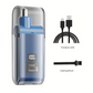 ✂️ Regolapeli Naso & Orecchie Ricaricabile 👃👂 – 360° Rotazione 🔄 Display LED 🔋 Ricarica USB-C ⚡