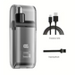 ✂️ Regolapeli Naso & Orecchie Ricaricabile 👃👂 – 360° Rotazione 🔄 Display LED 🔋 Ricarica USB-C ⚡