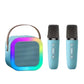 🎤Altoparlante portatile con microfono wireless, chip Bluetooth 5.0, collegabile a un microfono per cantare🎶